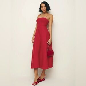 Reformation Monette Linen Dress size 2 NWT